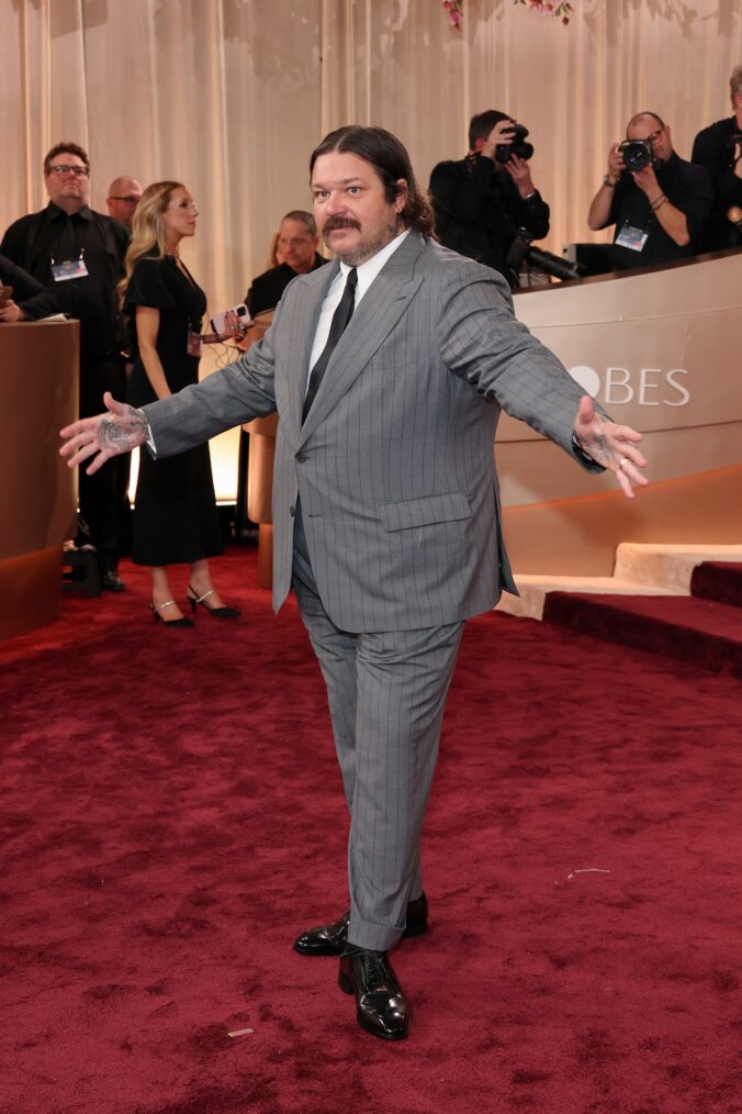 Matty Matheson on the Golden Globes 2026 Red Carpet