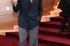 Seth Rogen on the Golden Globes 2026 Red Carpet