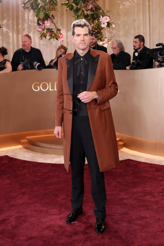 Timothy Simons on the Golden Globes 2026 red carpet