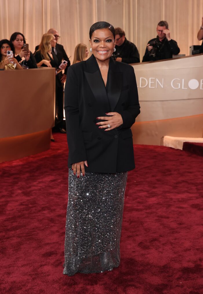 Yvette Nicole Brown on the Golden Globes 2026 Red Carpet