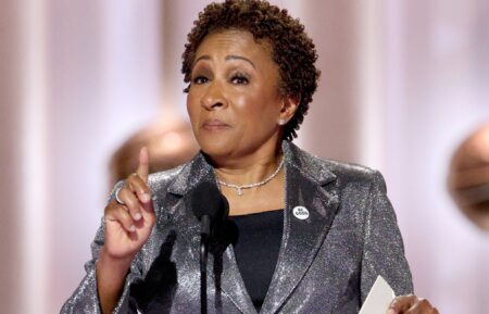Wanda Sykes at the golden globe awards