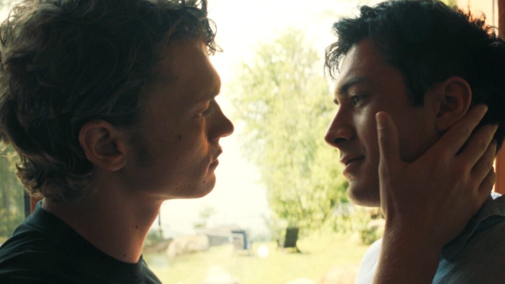 Connor Storrie and Hudson Williams in 'Heated Rivalry'