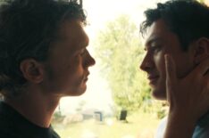 Connor Storrie and Hudson Williams in 'Heated Rivalry'