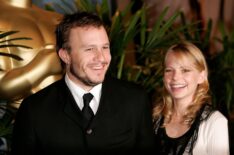 Actor Heath Ledger and actress Michelle Williams arrive at the Oscar Nominees Luncheon at the Beverly Hilton Hotel on February 13, 2006