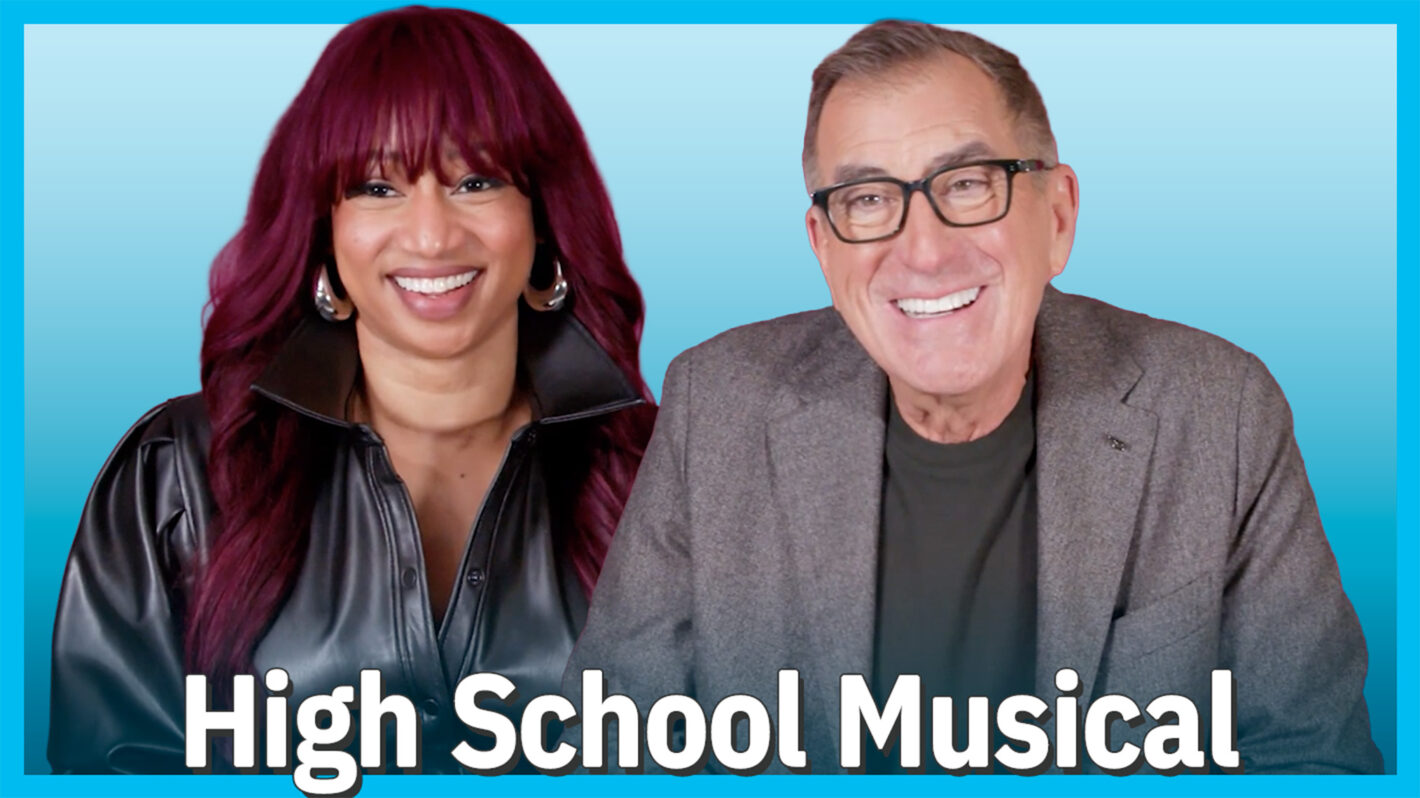 Monique Coleman and Kenny Ortega of High School Musical