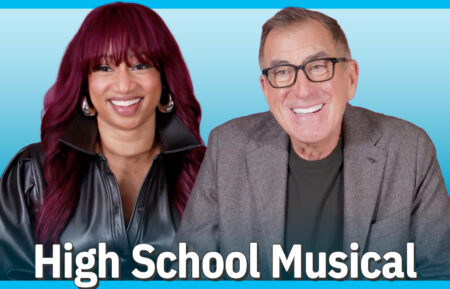 Monique Coleman and Kenny Ortega of High School Musical