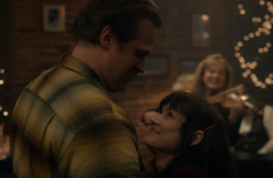 Winona Ryder and David Harbour as Joyce and Hopper in the 'Stranger Things' Season 5 finale