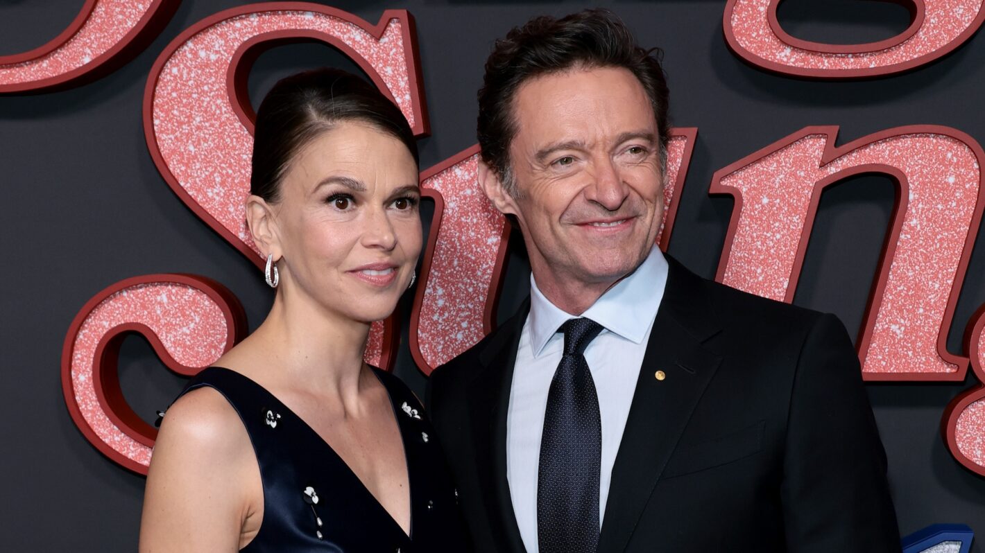 Sutton Foster and Hugh Jackman attend the 
