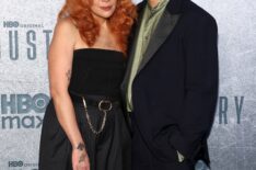 Nancy Bulalacao and Ken Leung attend HBO's 'Industry' Season 4 Screening at Regal Union Square on January 08, 2026 in New York City.