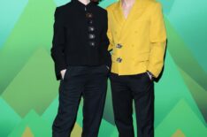 Rose Leslie and Kit Harington attend the Louis Vuitton Menswear Fall-Winter 2023-2024 show as part of Paris Fashion Week on January 19, 2023 in Paris, France.