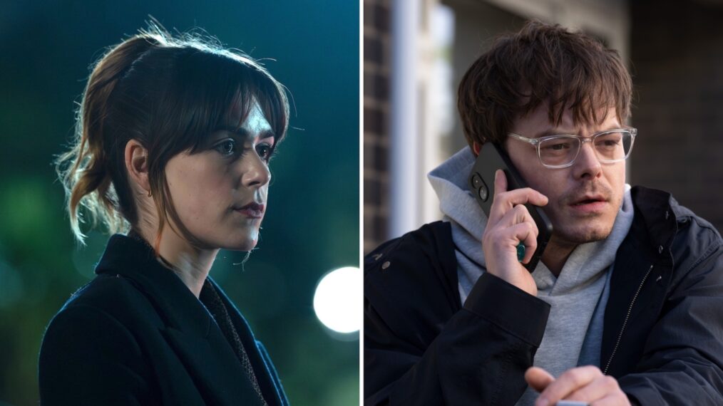 Kiernan Shipka and Charlie Heaton in 'Industry' Season 4