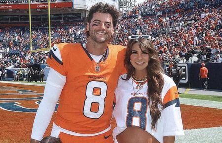 Jarrett Stidham and wife Kennedy