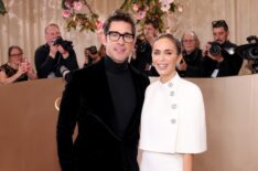 John Krasinski and Emily Blunt attend the 83rd Annual Golden Globe Awards at The Beverly Hilton on January 11, 2026 in Beverly Hills, California.