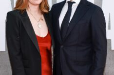 Sophie Flack and Josh Charles attend Hulu's season 6 premiere of 'The Handmaid's Tale' at TCL Chinese Theatre on April 02, 2025 in Hollywood, California.