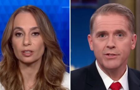 Julie Roginsky and Scott Jennings