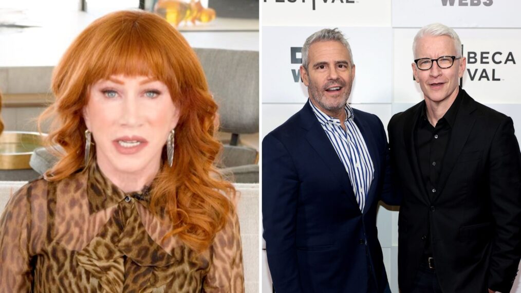 Kathy Griffin Sends Warning to Anderson Cooper & Andy Cohen as She Reignites Feud