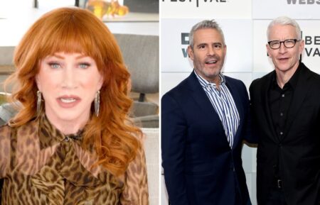 Kathy Griffin, Andy Cohen, Anderson Cooper