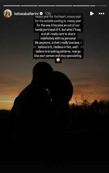 Chase Stokes and Kelsea Ballerini on New Year's Eve