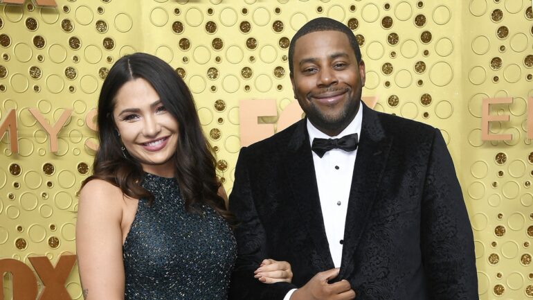 Christina Evangeline and Kenan Thompson attend the 71st Emmy Awards at Microsoft Theater on September 22, 2019 in Los Angeles, California.