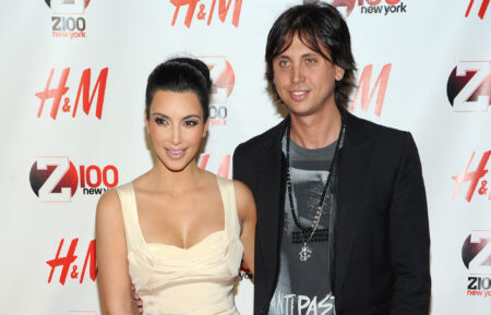 TV personalities Kim Kardashian (L) and Jonathan Cheban attend Z100's Jingle Ball 2010 at Madison Square Garden