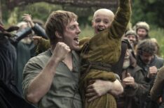 Peter Claffey as Dunk and Dexter Sol Ansell as Egg in 'A Knight of the Seven Kingdoms'