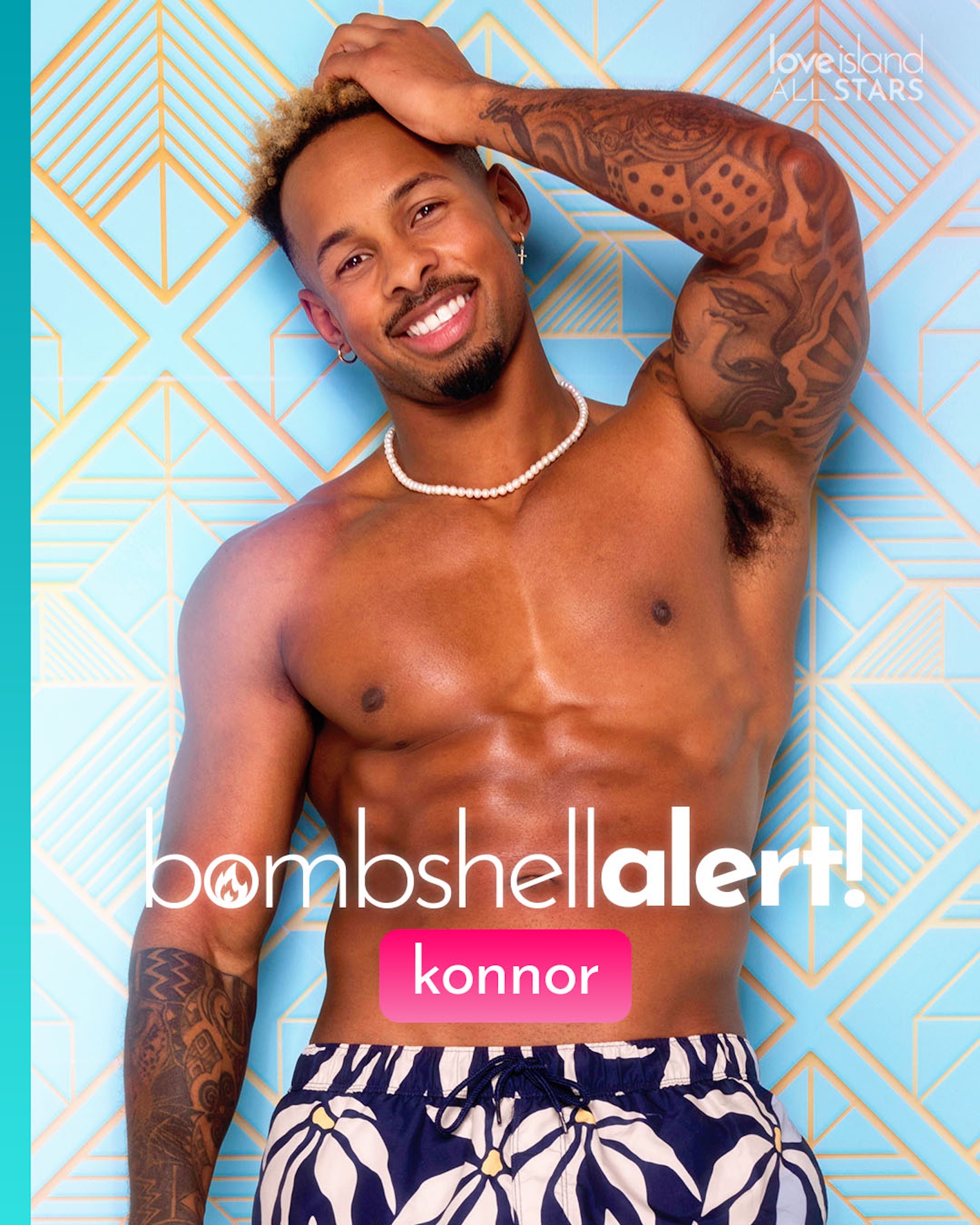 Konnor Ewudzi in 'Love Island: All Stars' Season 3