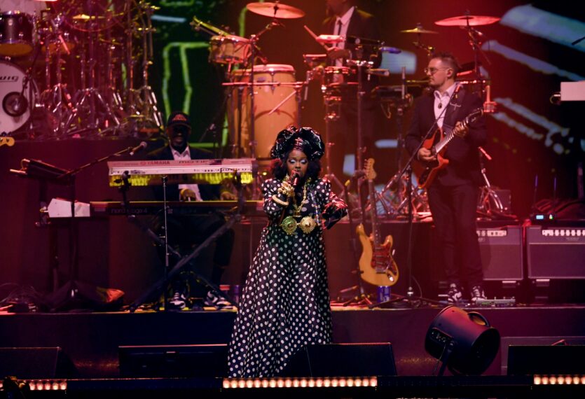 Ms. Lauryn Hill performs onstage during Day 1 of the 2025 ESSENCE Festival of Culture presented by Coca-Cola at Caesars Superdome on July 04, 2025 in New Orleans, Louisiana