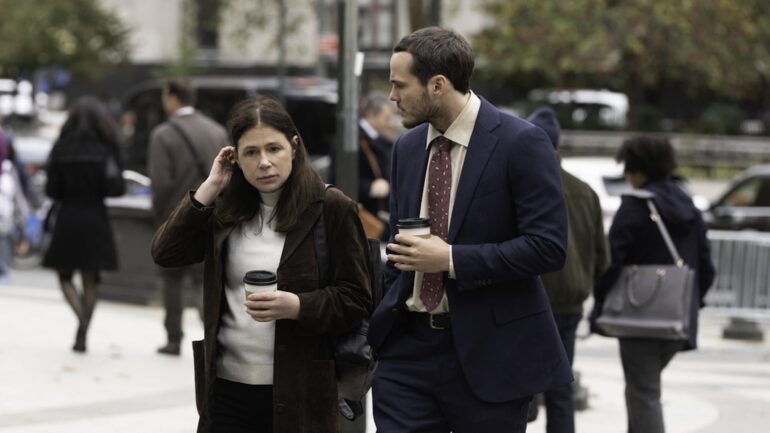 Maura Tierney as Lieutenant Jessica Brady, Alex Neustaedter as Leo Brady — 'Law & Order' Season 25 Episode 10 