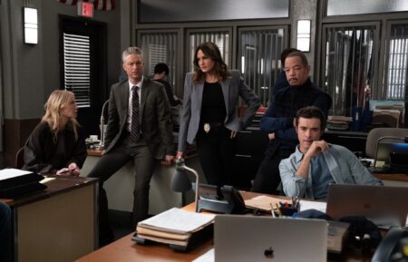 Kelli Giddish as Sgt. Amanda Rollins, Peter Scanavino as A.D.A Dominick 