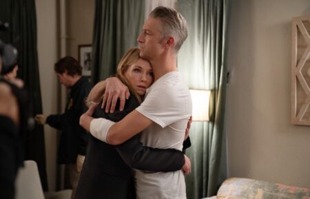 Kelli Giddish as Sgt. Amanda Rollins, Peter Scanavino as A.D.A Dominick "Sonny" Carisi Jr. — 'Law & Order: SVU' Season 27 Episode 11 "Career Psychopath"