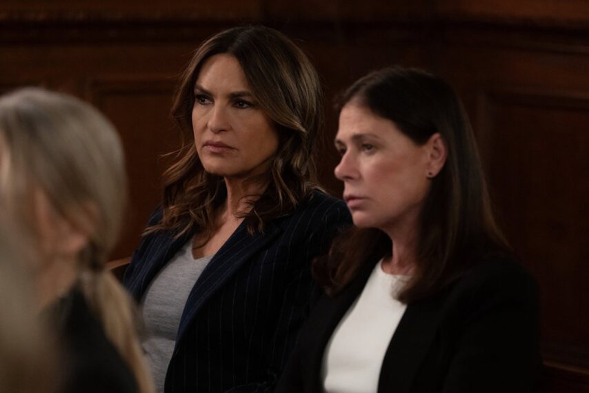 Mariska Hargitay as Capt. Olivia Benson, Maura Tierney as Lieutenant Jessica Brady — 'SVU' Crossover Episode With 'Law & Order' "Purity"