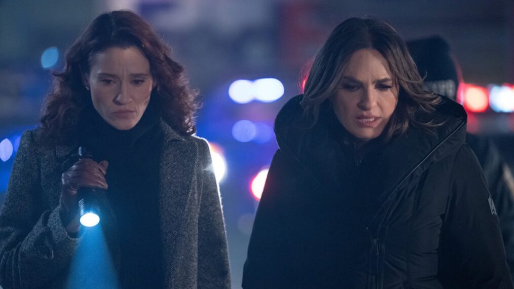 Norma Kuhling as ADA CJ Jones, Mariska Hargitay as Capt. Olivia Benson — 'SVU' Crossover Episode With 'Law & Order' 