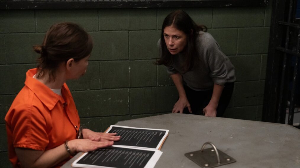 Colleen Foy as Sara Tandon, Maura Tierney as Lieutenant Jessica Brady — 'SVU' Crossover Episode With 'Law & Order' 