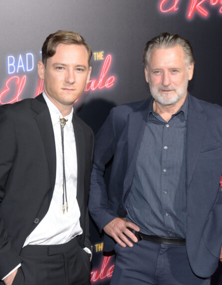 Lewis Pullman and Bill Pullman attend the premiere of 20th Century FOX's "Bad Times At The El Royale"