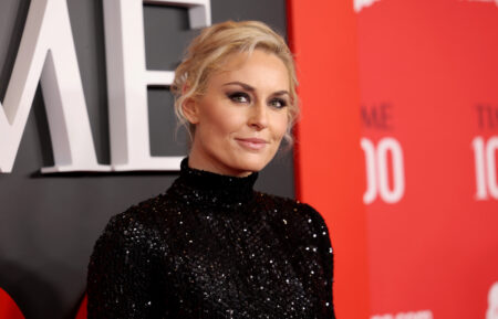 Lindsey Vonn attends the 2025 Time100 Gala at Jazz at Lincoln Center on April 24, 2025 in New York City.
