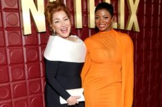 Lisa Ann Walter and Janelle James attend Netflix's Golden Globe afterparty 2026