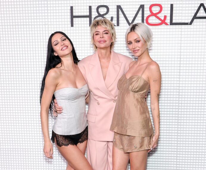 Amelia Gray, Lisa Rinna and Delilah Belle attend the H&M&LA Music Festival hosted by H&M at Ace Mission Studios
