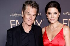 Harry Hamlin and Lisa Rinna attend the Hollywood Reporter and SAG-AFTRA's 5th Annual Emmy Nominees Night at Stanley II on September 13, 2024