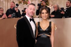 Macaulay Culkin and Brenda Song attend the 83rd Annual Golden Globe Awards at The Beverly Hilton on January 11, 2026 in Beverly Hills, California.