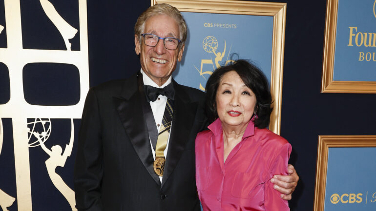 Maury Povich and Connie Chung attend the 50th Daytime Emmy Awards at The Westin Bonaventure Hotel & Suites, Los Angeles on December 15, 2023 in Los Angeles, California