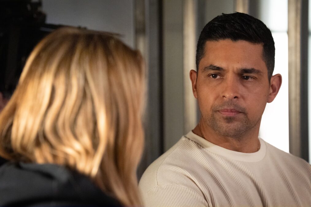 Emily Wickersham as Eleanor “Ellie” Bishop and Wilmer Valderrama as Special Agent Nicholas “Nick” Torres — 'NCIS' Season 23 Episode 10 