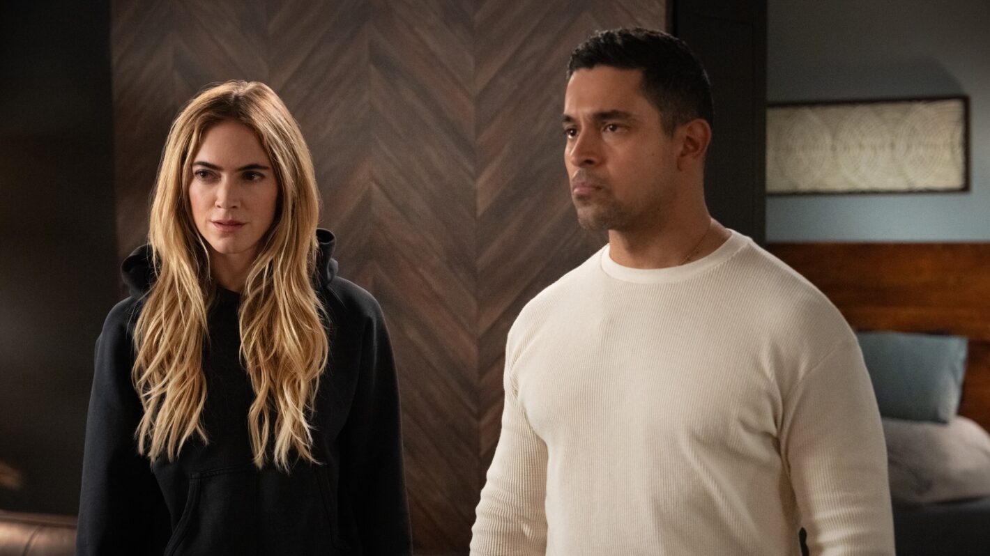Emily Wickersham as Eleanor “Ellie” Bishop and Wilmer Valderrama as Special Agent Nicholas “Nick” Torres — 'NCIS' Season 23 Episode 10 