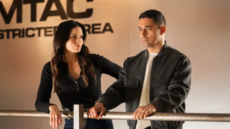 Katrina Law as Jessica Knight and Wilmer Valderrama as Nicolas Torres — 'NCIS' Season 23 Episode 10 "Her"
