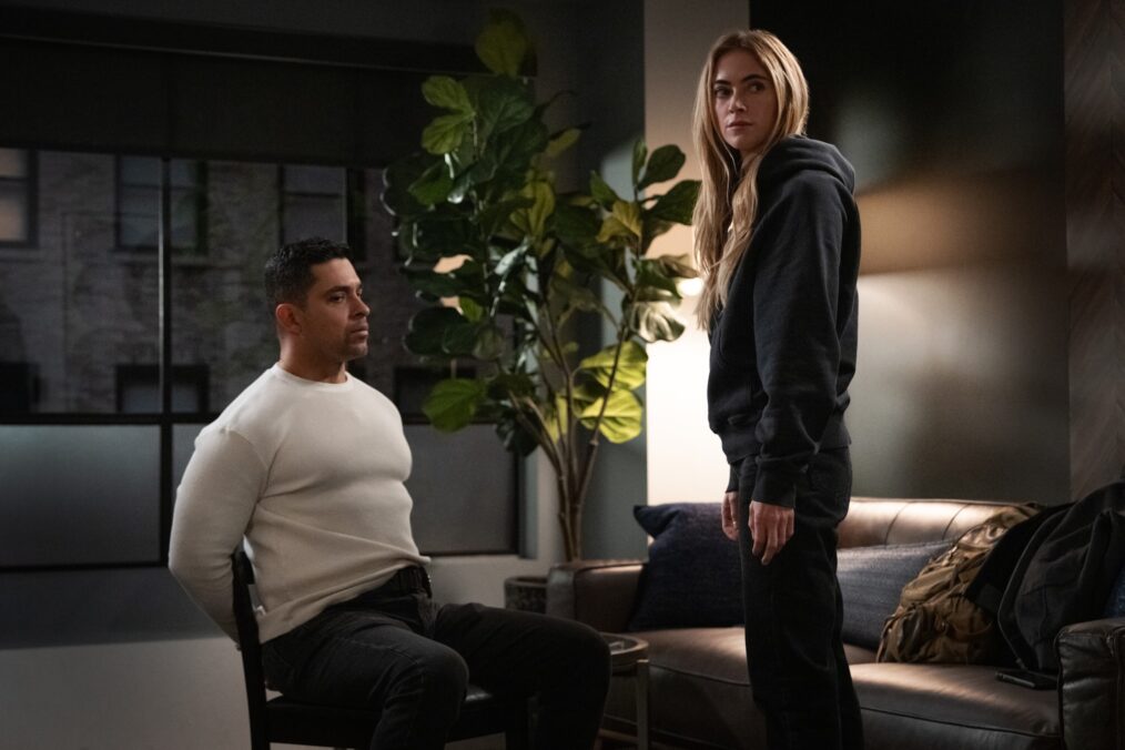 Wilmer Valderrama as Special Agent Nicholas “Nick” Torres and Emily Wickersham as Eleanor “Ellie” Bishop — 'NCIS' Season 23 Episode 10 