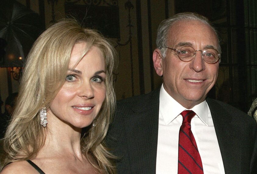 Claudia Peltz, husband Nelson Peltz attend the Simon Weisenthal Center honors Rupert Murdoch ceremony at The Waldorf Astoria on January 11, 2006 in New York City. (Photo by Evan Agostini/Getty Images)