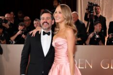 Chris Convy and Nikki Glaser attend the 83rd Annual Golden Globe Awards at The Beverly Hilton on January 11, 2026 in Beverly Hills, California.