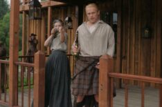 Caitriona Balfe and Sam Heughan in 'Outlander' Season 8