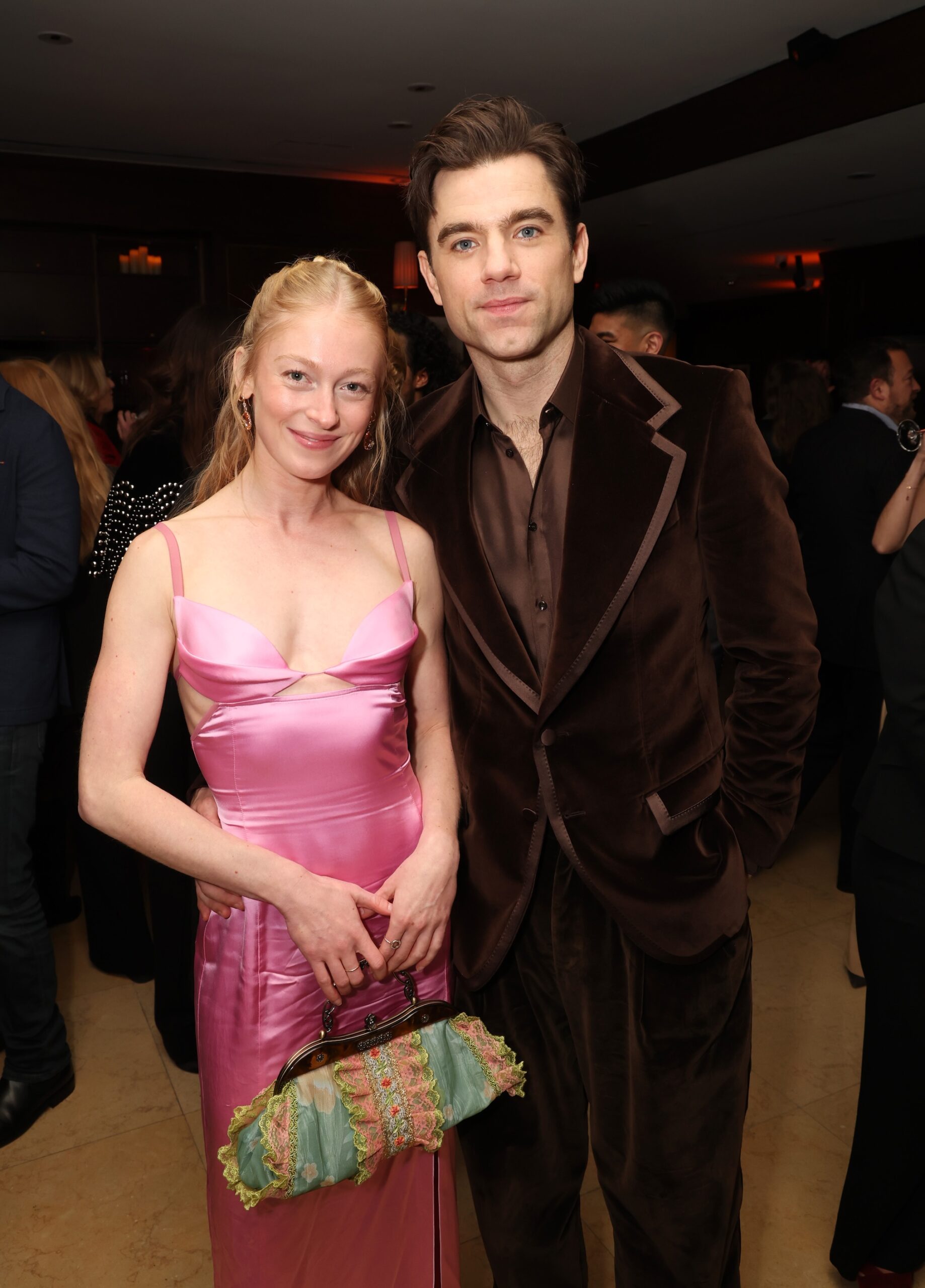 Elysia Roorbach and Patrick Ball attend the afterparty for the Los Angeles Red Carpet Premiere of Max Original Drama Series THE PITT at DGA Theater Complex on January 07, 2026 in Los Angeles, California.