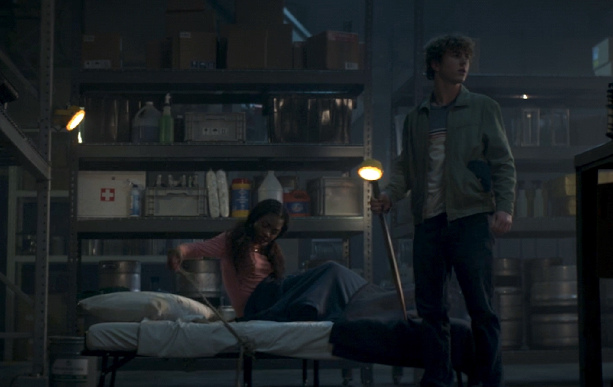 Walker Scobell and Leah Sava Jeffries as Percy and Annabeth in 'Percy Jackson and the Olympians' Season 2 Episode 7