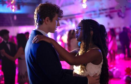 Walker Scobell as Percy Jackson and Leah Sava Jeffries as Annabeth Chase in 'Percy Jackson and the Olympians' Season 3